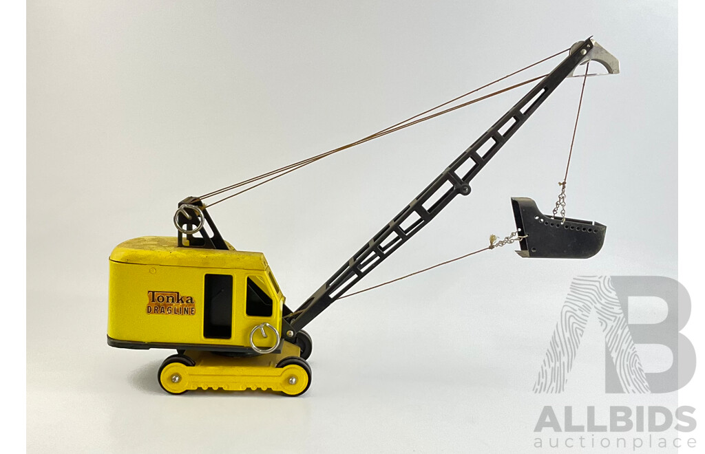 Vintage Tonka Pressed Steel Dragline Lot 1489405 ALLBIDS