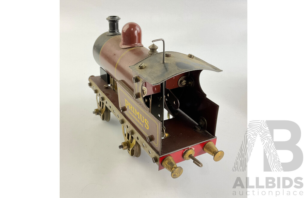 Rare Primus Engineering Wind Up Toy Steam Locomotive 217 and Carriages