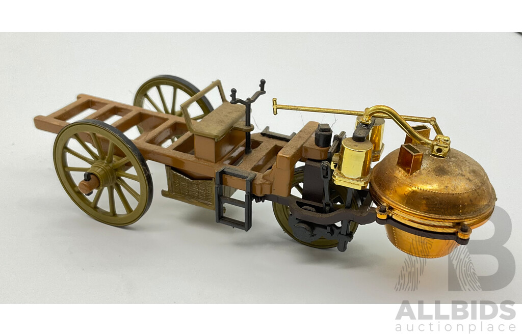 Vintage Brumm 1769 Fardier Vapeur Cugnot Three Wheel Steam Vehicle 1:43 Scale, Made in Italy