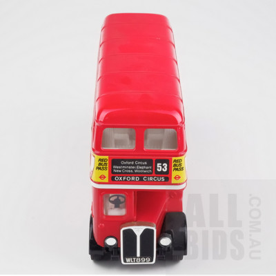 Vintage Tomica Dandy Diecast 1:43 London Transport Sightseeing Double-Decker City Tour Bus