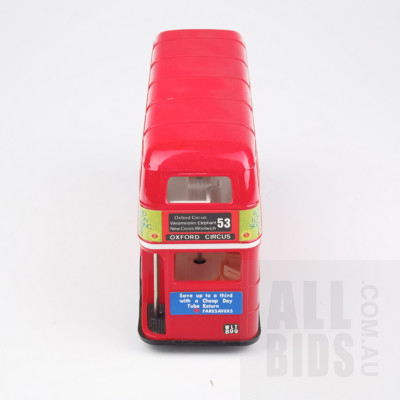 Vintage Tomica Dandy Diecast 1:43 London Transport Sightseeing Double-Decker City Tour Bus