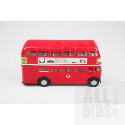 Vintage Tomica Dandy Diecast 1:43 London Transport Sightseeing Double-Decker City Tour Bus