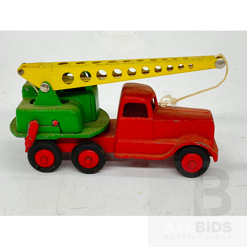 Vintage Crescent Toys Mobile Crane, 1269