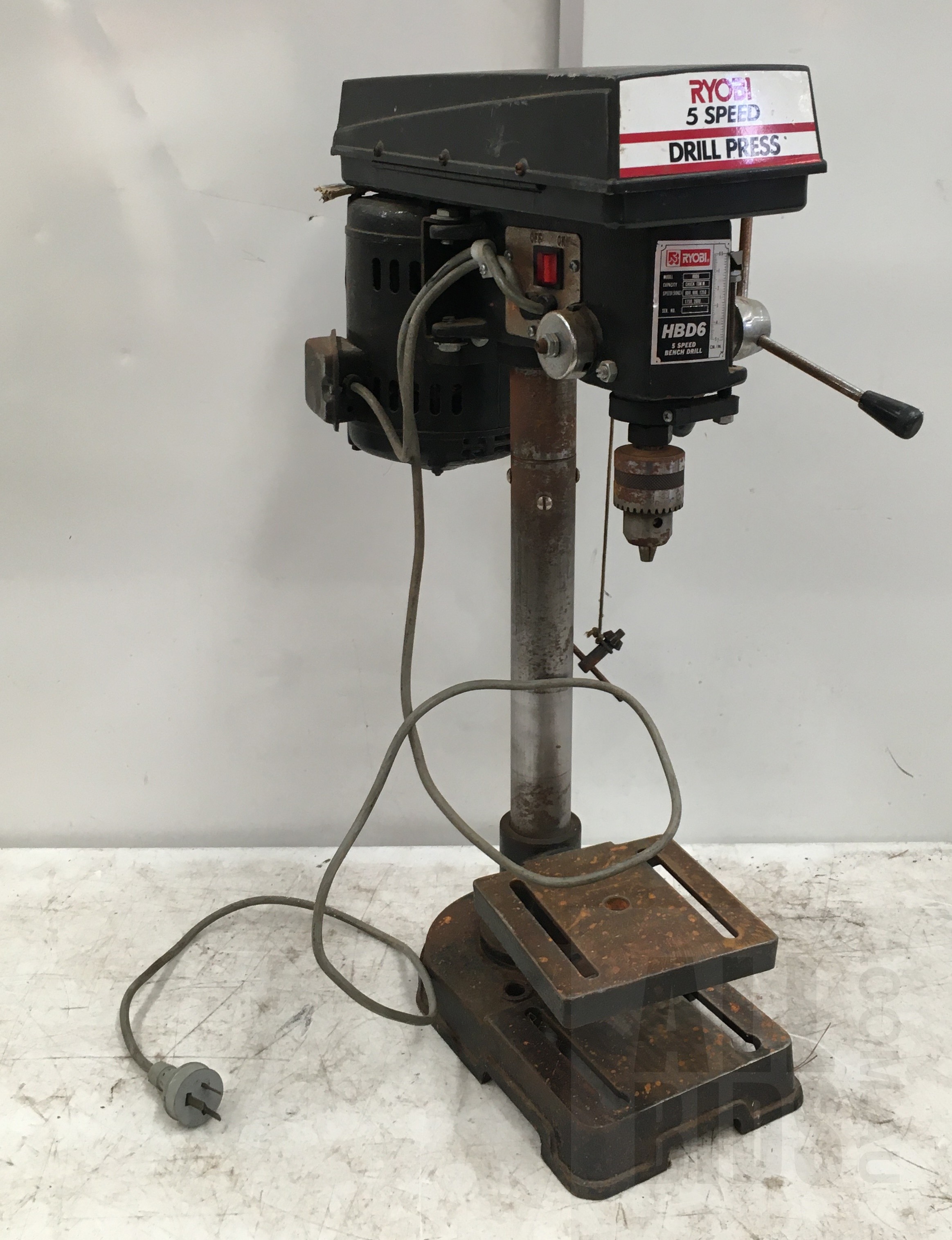 Ryobi HBD6 Speed Bench Drill Lot 1233370 ALLBIDS