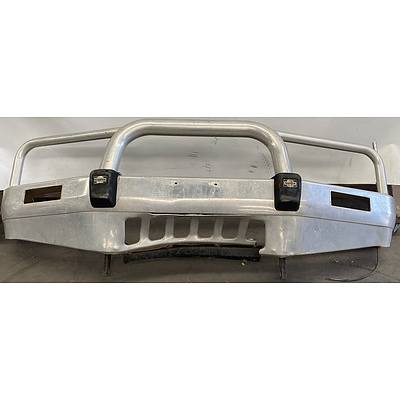 Nissan Patrol Front Bullbar - Impact Damaged