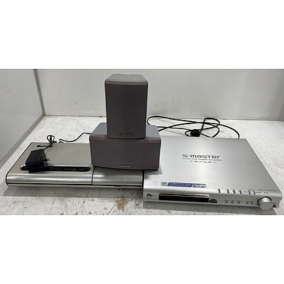 Bose, Sony and Toshiba, Speakers Cd Player and Amplifer