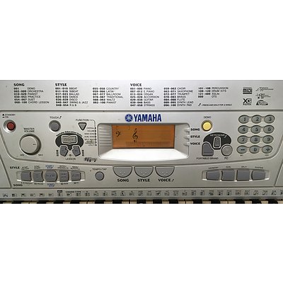 Yamaha PSR-275 Electric Keyboard With Sound Art Stand