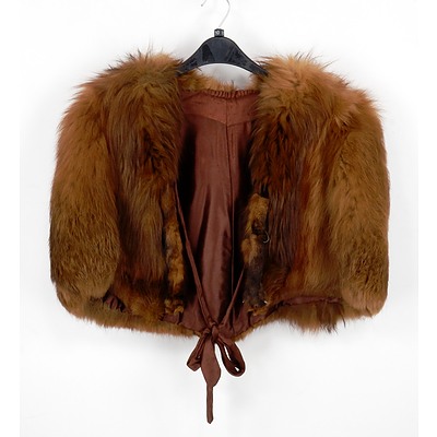 Vintage Fur Capelet