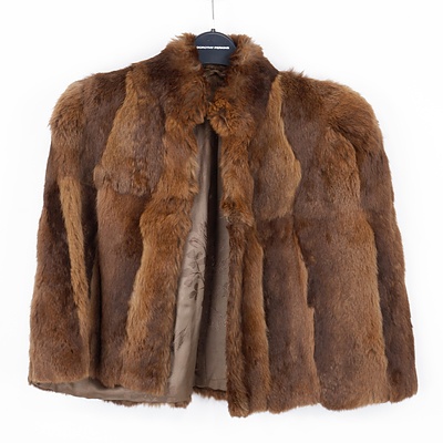 Vintage Women's Kangaroo Fur Capelet