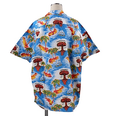 Pam Debenham (born 1955), Paradise Lost 1955, Screenprinted Cotton Shirt