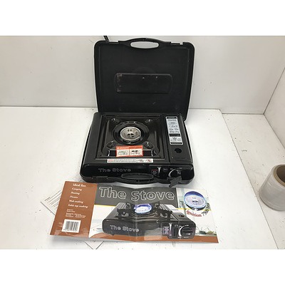 The Stove Butane Gas Single Burner Camping Stove