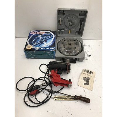 Oregon Mini Grinder with Nelson Holesaw Kit