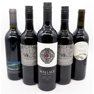 Five Mixed Red Wines