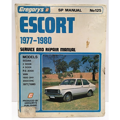 Gregory's - Ford Escort Service Repair Manual (1977-1980)