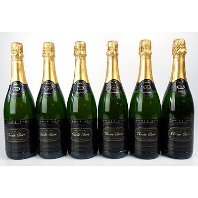 Farmer Bros Extra Dry Cuvee Clare 1987 - Lot Of Six (6)