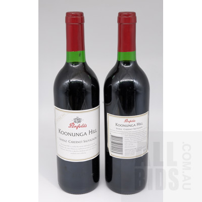 Penfolds Koonunga Hill 1998 Shiraz Cabernet Sauvignon - Lot of Two Bottles (2)