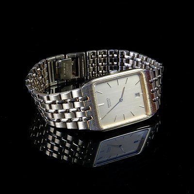 Vintage Gents Gold Plated Seiko Day Date Wristwatch