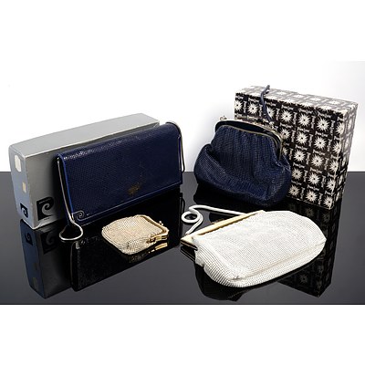 Four Vintage Purses, Glomesh and Pierre Cardin