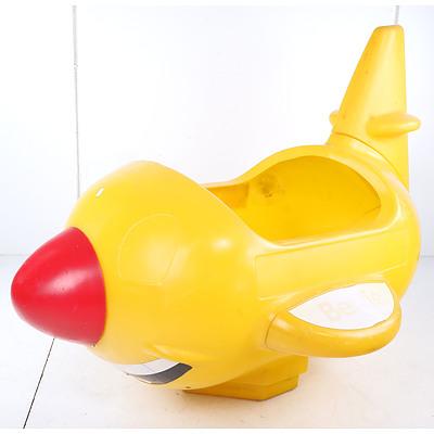 Large Vintage Aeroplane Jelly Advertising 'Bertie' Sit In Aeroplane
