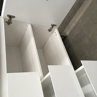 White Laminate Entertainment Unit
