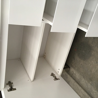 White Laminate Entertainment Unit