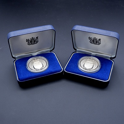 Two New Zealand 1979 Silver Proof Dollars