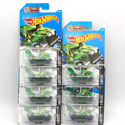 Seven Hot Wheels Rig Storm Models