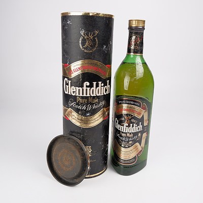 Glenfiddich Special Reserve Single Malt Scotch Whiskey - One Litre in Presentation Canister