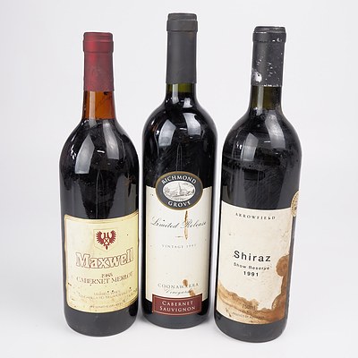 Three Various Red Wines (3)