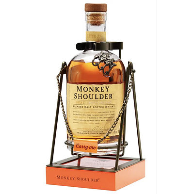 Monkey Shoulder Blended Malt Scotch Whisky on Cradle 