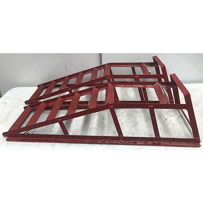 Pair Of Heavy Duty Car Ramps