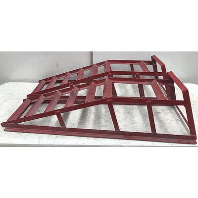 Pair Of Heavy Duty Car Ramps