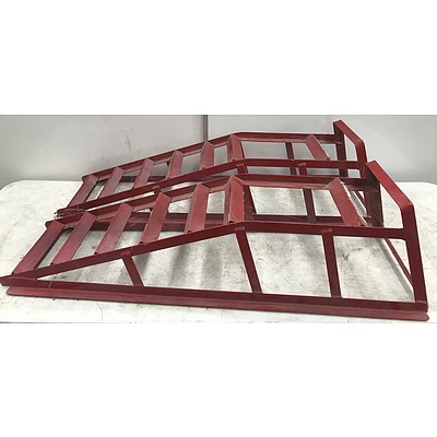 Pair Of Heavy Duty Car Ramps