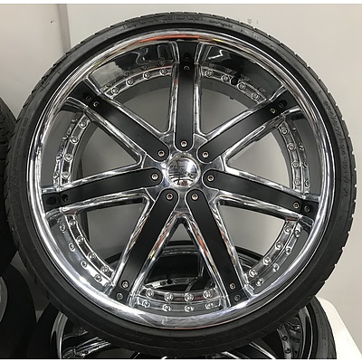 Zenetti 24 Inch Rims with Winrun Tyres