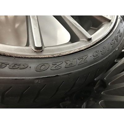 TSW 20 Inch Rims with Pirelli Tyres