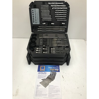 Workzone 300 Piece Drill and Bit Set