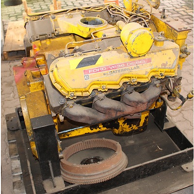 Ford V636 Diesel By Caterpillar V8 Truck Motor