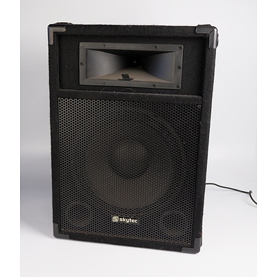 Skytec CSA-12 600W Portable PA Speaker with Rear Controls