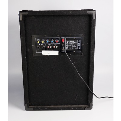 Skytec CSA-12 600W Portable PA Speaker with Rear Controls