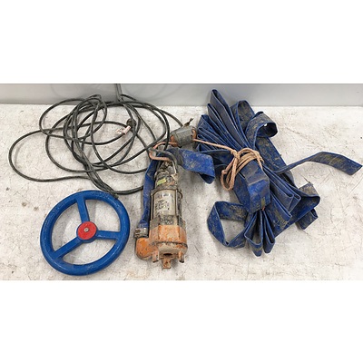 Vada V150 Sump Pump And Pipe Shut Off Valve
