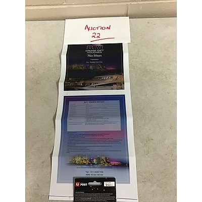 Majestic Cruises 3 Hour Sydney Buffet Dinner Cruise 2 people  Plus $500 Mastercard