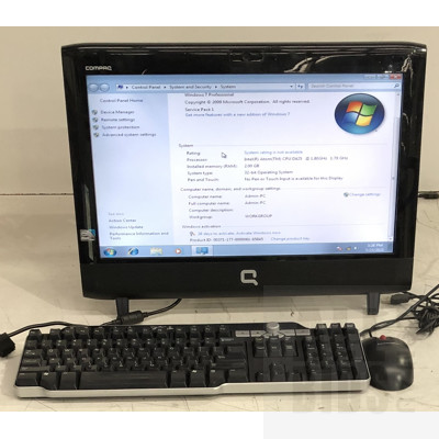 Compaq (CPT-013-AIO) Intel Atom (D425) 1.80GHz CPU 18-Inch All-in-One Computer