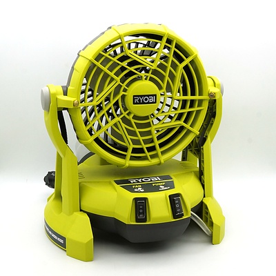 Ryobi Cordless Misting Fan R18MF-0