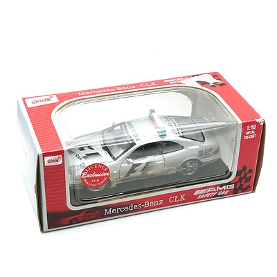 Boxed Anso Metal Series 1:18 Diecast Mercedes Benz CLK AMG Safety Car