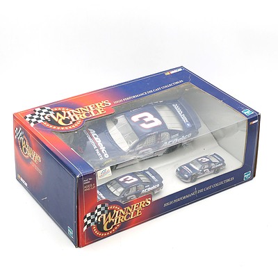 Boxed Hasbro Winners Circle Diecast Collectables Nascar Chevrolet, Three Size Variations