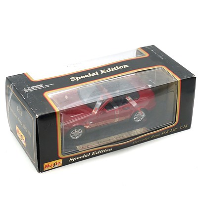 Boxed Maisto Special Edition 1:18 Mercedes Benz SLK 230