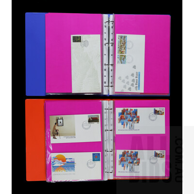 Two Albums of Australian First Day Covers, Approximately 140
