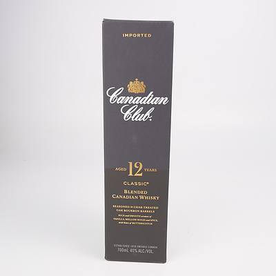 Canadian Club Aged 12 Years Blended Scotch Whiskey - 700ml in Presentation Box