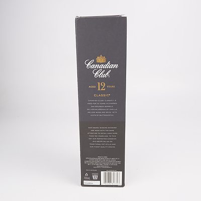 Canadian Club Aged 12 Years Blended Scotch Whiskey - 700ml in Presentation Box