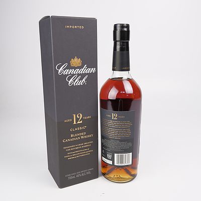 Canadian Club Aged 12 Years Blended Scotch Whiskey - 700ml in Presentation Box